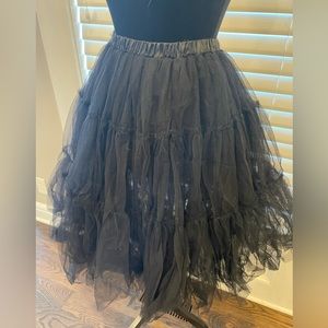 Black tuel tutu